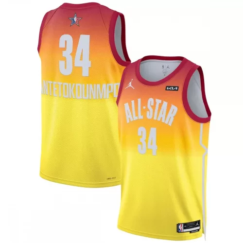 2023 NBA All-Star Game Giannis Antetokounmpo Swingman Jersey - Jordan Brand Orange