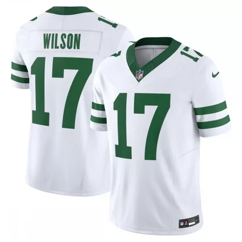 New York Jets Garrett Wilson White Vapor F.U.S.E. Limited Jersey