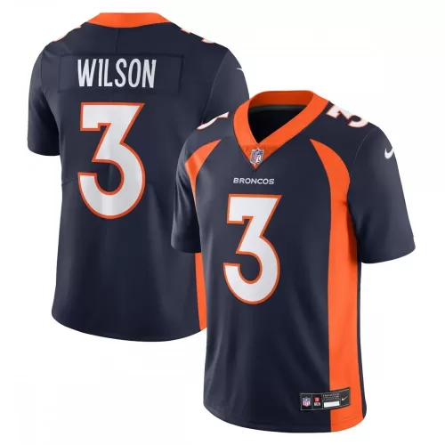 Denver Broncos Russell Wilson Nike Limited Navy Vapor Untouchable Jersey