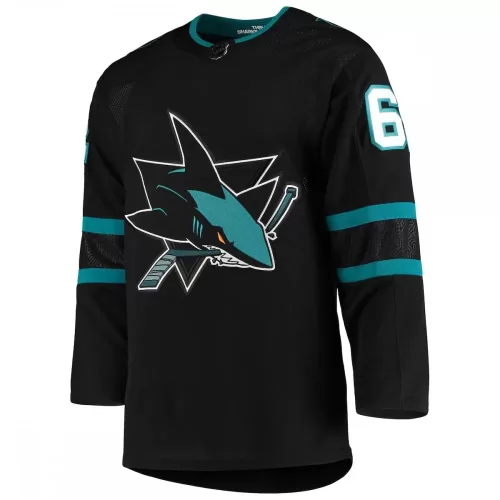 San Jose Sharks Kevin Labanc Alternate Authentic Jersey - Black by adidas