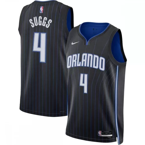 Jalen Suggs Orlando Magic Nike 2022/23 Swingman Jersey - Black Icon Edition