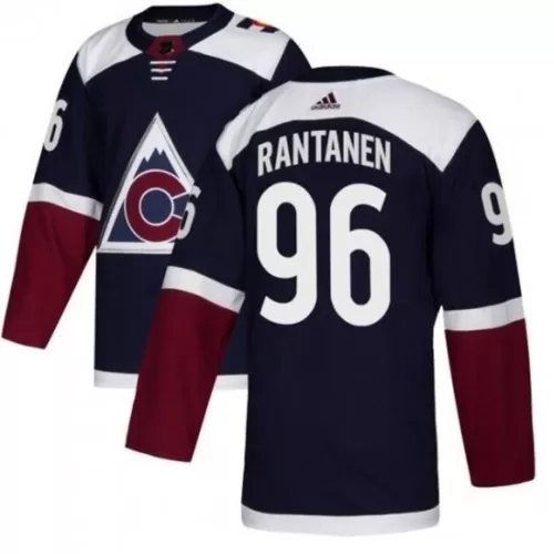 Men's Colorado Avalanche Mikko Rantanen #96 Navy Alternate Authentic Jersey - adidas