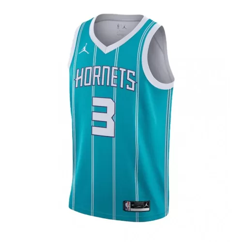 Charlotte Hornets Terry Rozier #3 Blue Jordan Swingman NBA Jersey - Men's Association Edition