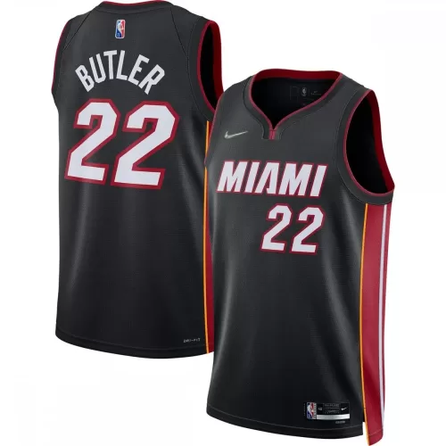 Jimmy Butler Miami Heat Nike 2021/22 Diamond Swingman Jersey - Icon Edition - Black | Official NBA Merch