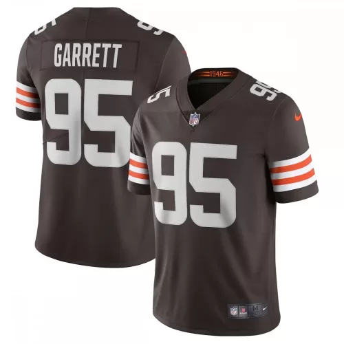 Cleveland Browns Myles Garrett Brown Nike Vapor Limited Jersey