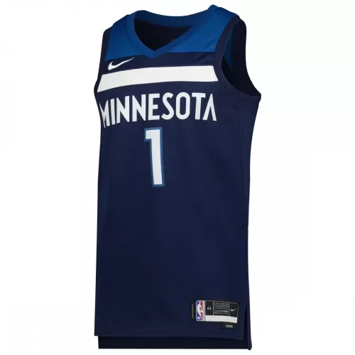 2022/23 Nike Unisex Swingman Jersey - Minnesota Timberwolves Anthony Edwards Icon Edition (Navy)