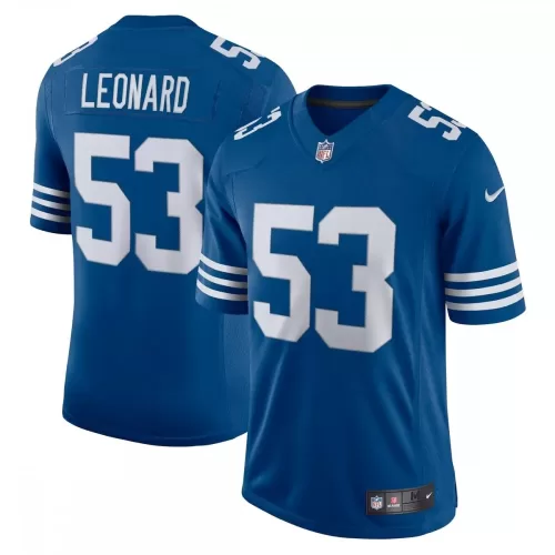 Nike Darius Leonard Indianapolis Colts Royal Alternate Vapor Limited Jersey