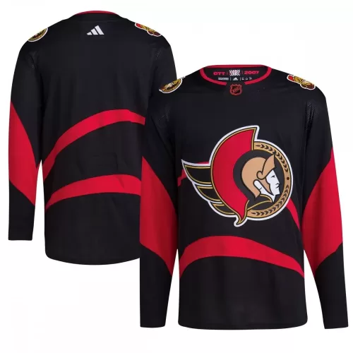 Ottawa Senators adidas Reverse Retro 2.0 Authentic Black Hockey Jersey