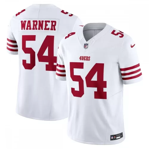 San Francisco 49ers Fred Warner Nike Limited White Jersey - Best Deals & Fast Shipping