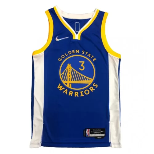 2021/22 Icon Edition Men's Jordan Poole #3 Nike Royal Swingman Jersey - Golden State Warriors