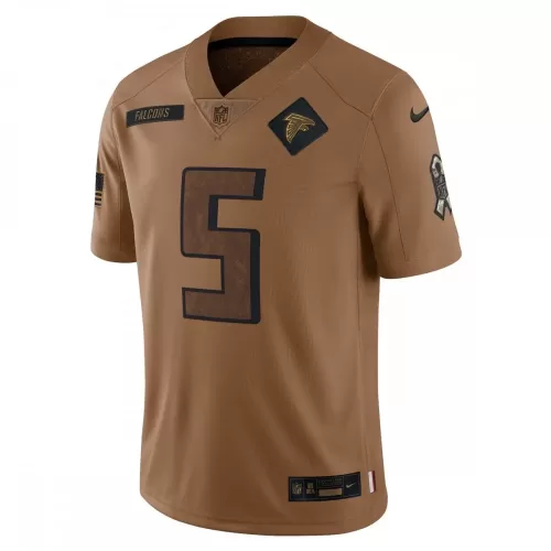 Atlanta Falcons Drake London Nike 2023 Salute To Service Limited Jersey - Brown