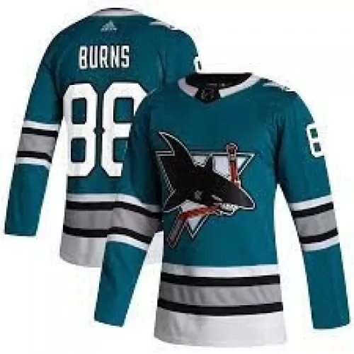 Adidas Authentic NHL Jersey - San Jose Sharks Brent Burns #88 Teal 30th Anniversary