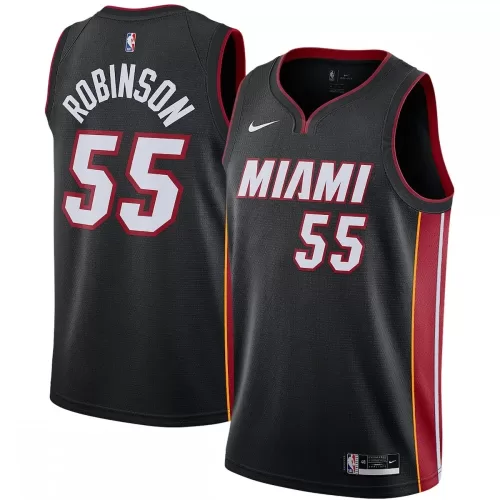 Miami Heat Duncan Robinson Black Jersey 2020/21 Nike Swingman