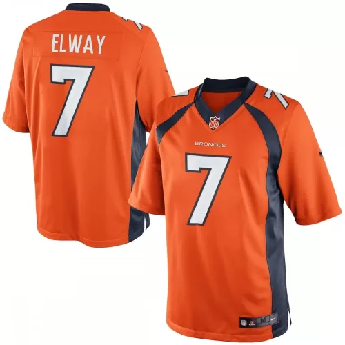 Denver Broncos John Elway Nike Limited Edition Orange Player Retired Jersey