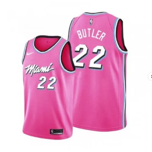 Miami Heat Jimmy Butler #22 Pink 2019-2020 City Edition Men's Swingman Jersey