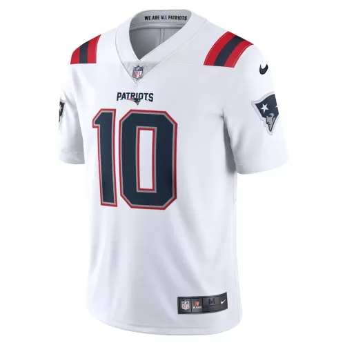 New England Patriots Mac Jones Nike Vapor Limited White Jersey