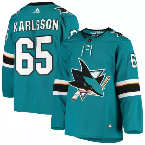 Erik Karlsson San Jose Sharks Teal Home Authentic Player Jersey - adidas