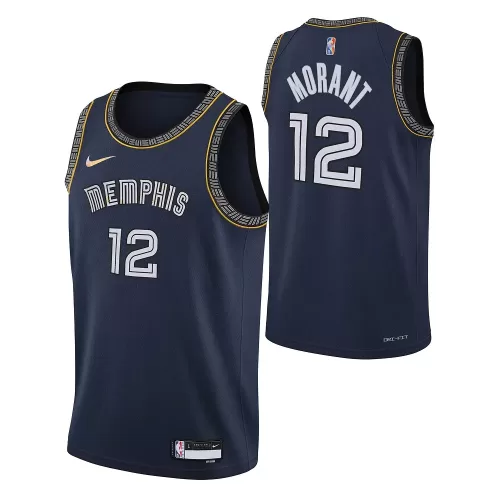 Memphis Grizzlies Ja Morant #12 2021/22 Nike Black Diamond Swingman Jersey