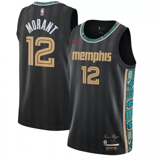 Ja Morant #12 Memphis Grizzlies Nike Black City Edition Swingman Jersey 2020/21