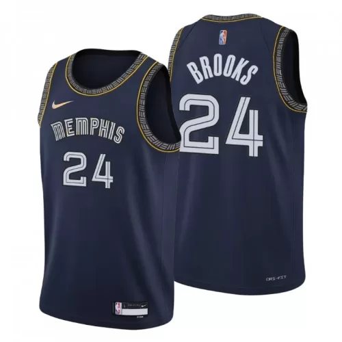 Memphis Grizzlies Dillon Brooks #24 Nike Black City Edition 2021/22 Swingman NBA Jersey for Men