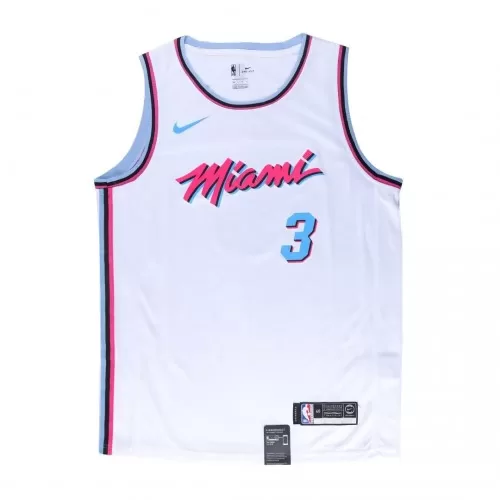 Miami Heat Dwyane Wade #3 White 2019-2020 City Edition Swingman Jersey - Buy Now