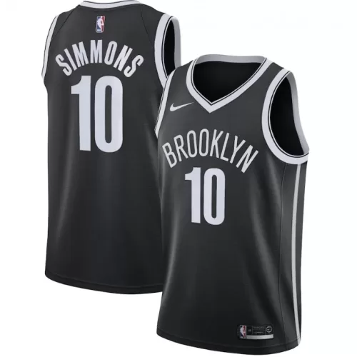 Brooklyn Nets Ben Simmons #10 Black 2021 Swingman NBA Jersey