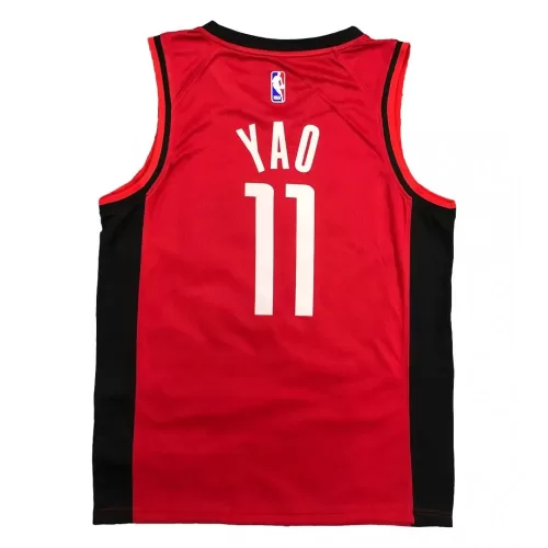 Houston Rockets Yao Ming #11 Nike Red Swingman Jersey