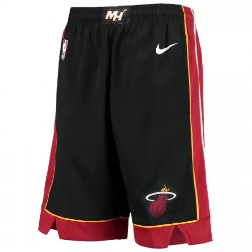 Miami Heat Nike Black 2020/21 Men's Swingman Shorts