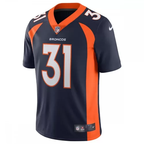 Denver Broncos Justin Simmons Navy Nike Alternate Vapor Limited Jersey