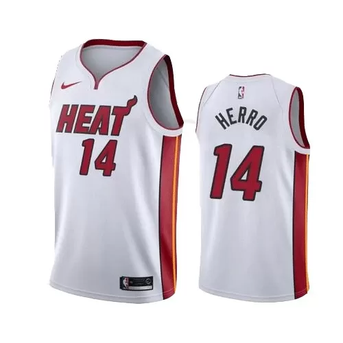 Miami Heat Tyler Herro #14 White Swingman Jersey 2020/21 - Nike Icon Edition