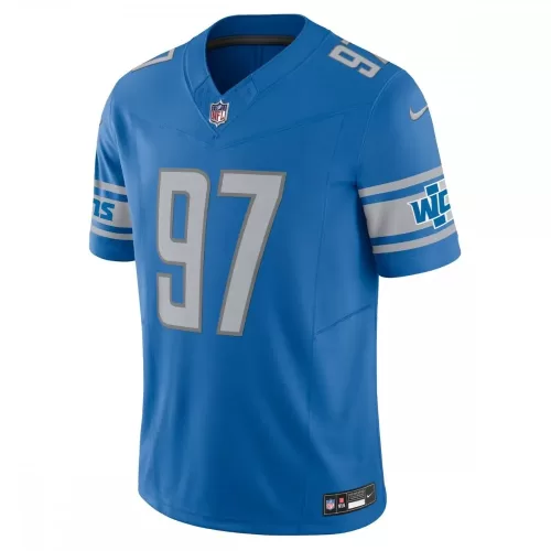 Detroit Lions Aidan Hutchinson Blue Nike Vapor F.U.S.E. Limited Jerseyd