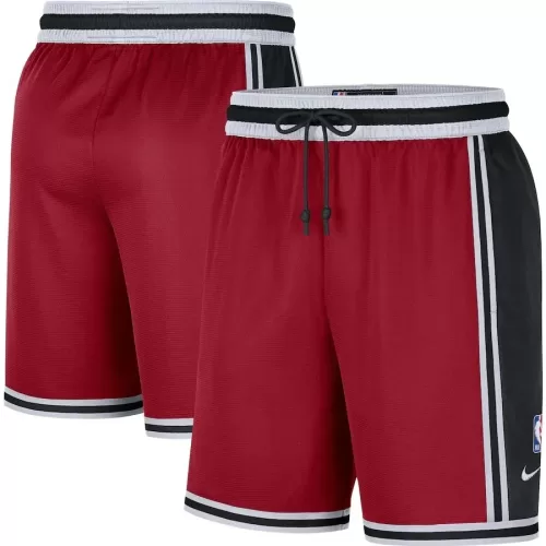 Men's Miami Heat Nike Red/Black Pre-Game Performance Shorts - High-Quality Performance Apparel