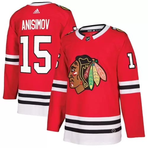 Chicago Blackhawks Artem Anisimov #15 Red Authentic Player Jersey - adidas