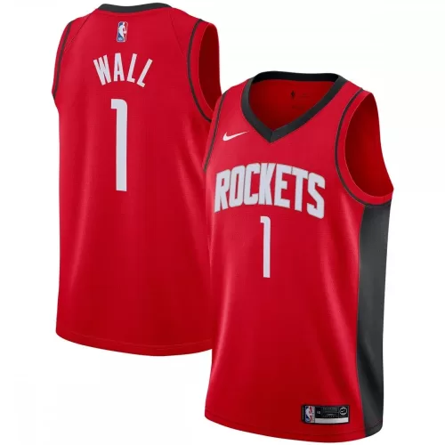 Houston Rockets Nike 2020/21 John Wall Swingman Jersey - Icon Edition in Red