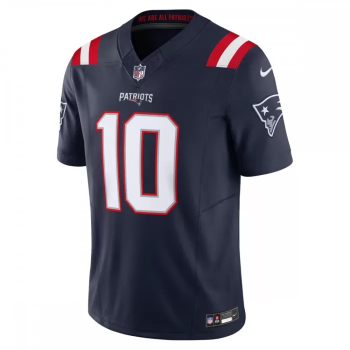 New England Patriots Mac Jones Nike Vapor F.U.S.E. Limited Navy Blue Jersey