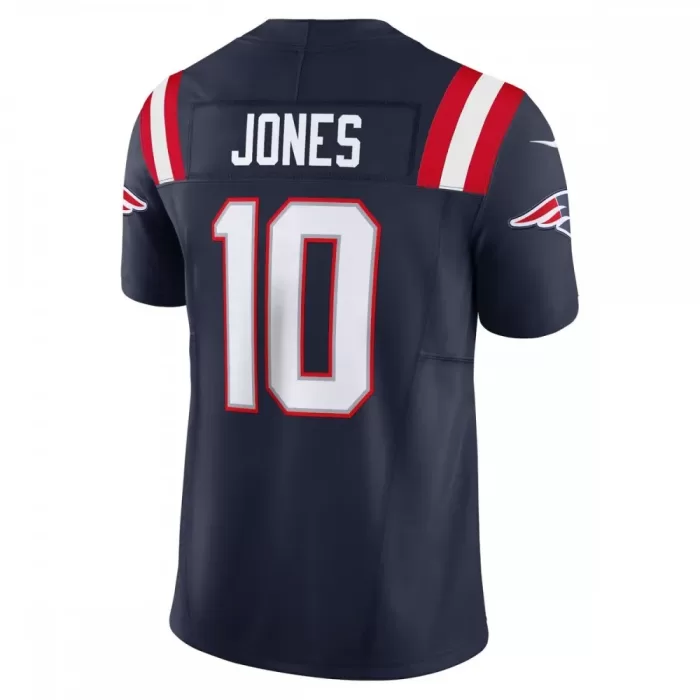 New England Patriots Mac Jones Nike Vapor F.U.S.E. Limited Navy Blue Jersey