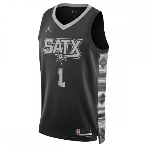 Jordan Brand Black Statement Edition San Antonio Spurs Victor W. Swingman Jersey