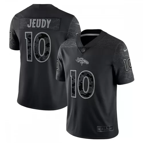 Denver Broncos Jerry Jeudy Limited Reflective Jersey - Nike Black