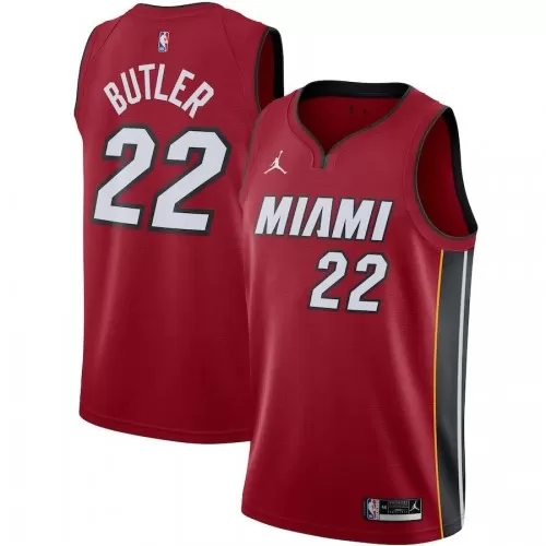 Miami Heat Jimmy Butler Jersey 2020/21 - Red Swingman Statement - Nike Authentic