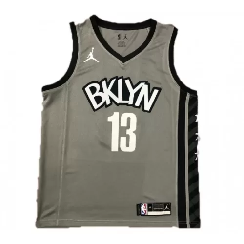 Brooklyn Nets James Harden #13 Jordan Gray 2020/21 Statement Edition Swingman Jersey