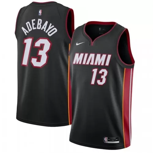 Miami Heat Bam Adebayo #13 Nike Black 2020/21 Swingman Jersey for Men - Icon Edition | Official NBA Merchandise