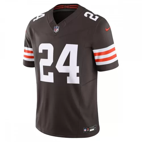 Nick Chubb Cleveland Browns Nike Vapor F.U.S.E. Limited Brown Jersey