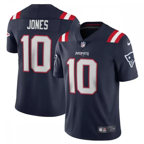 New England Patriots Mac Jones Navy Nike Vapor Limited Jersey