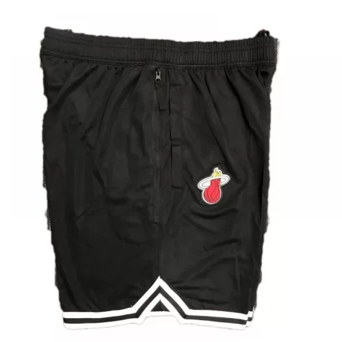 Miami Heat Men's Black Training Shorts for Performance Optimization