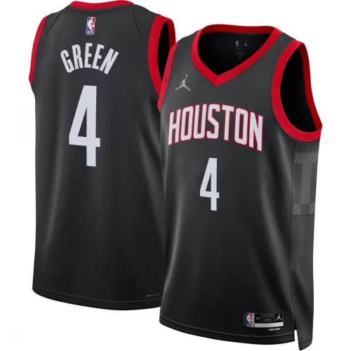 Jalen Green Houston Rockets 2022/23 Black Statement Edition Swingman Jersey