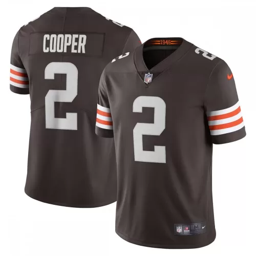 Amari Cooper Cleveland Browns Men's Vapor Limited Jersey by Nike - Brown