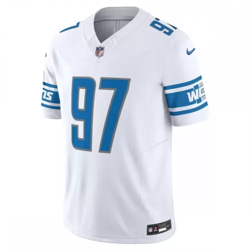 Detroit Lions Aidan Hutchinson Nike Vapor F.U.S.E. Limited White Jersey