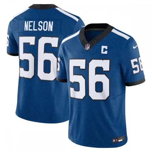 Indianapolis Colts Quenton Nelson Vapor F.U.S.E. Limited Blue Jersey