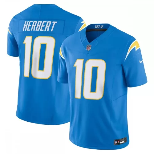 Los Angeles Chargers Justin Herbert Nike Vapor F.U.S.E. Limited Jersey