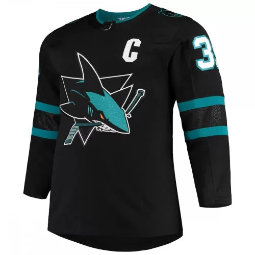 San Jose Sharks Logan Couture adidas Black Alternate Authentic Player Jersey